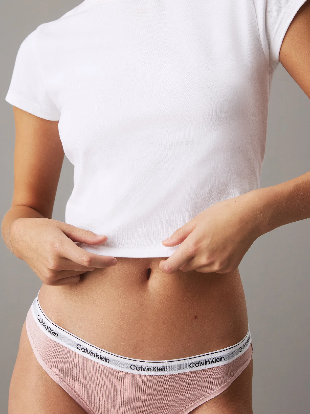 Subdued Bikini Briefs - Modern Logo