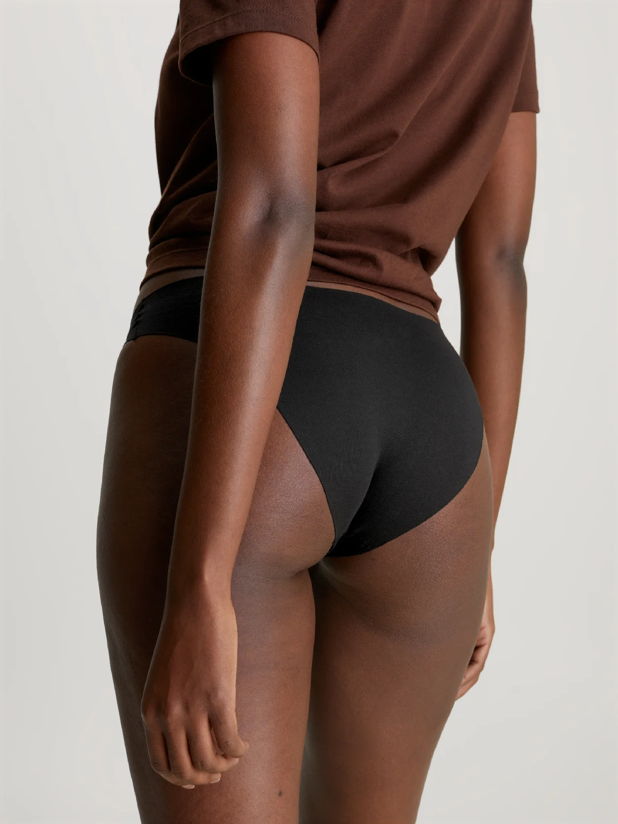 Black Bikini Briefs - Invisibles Cotton