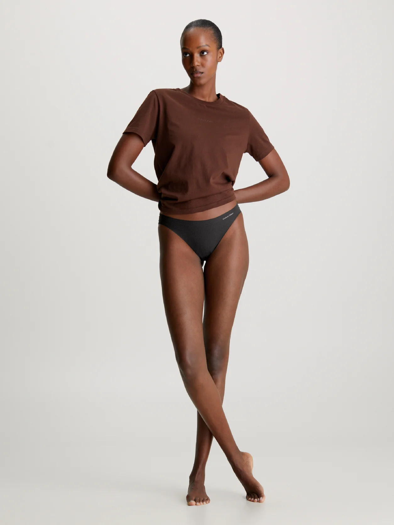 Black Bikini Briefs - Invisibles Cotton