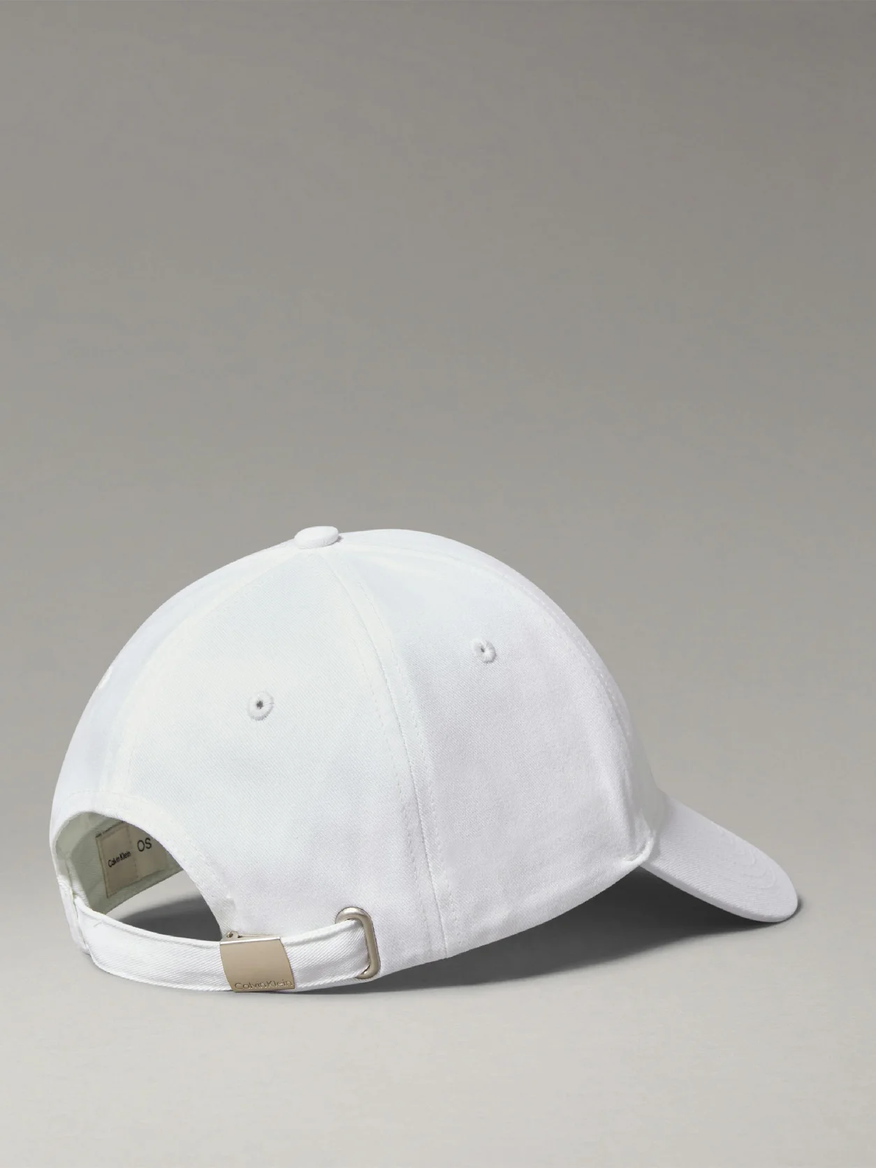 Bright White/ Black حقيبة بيسبول بشعار مطرز