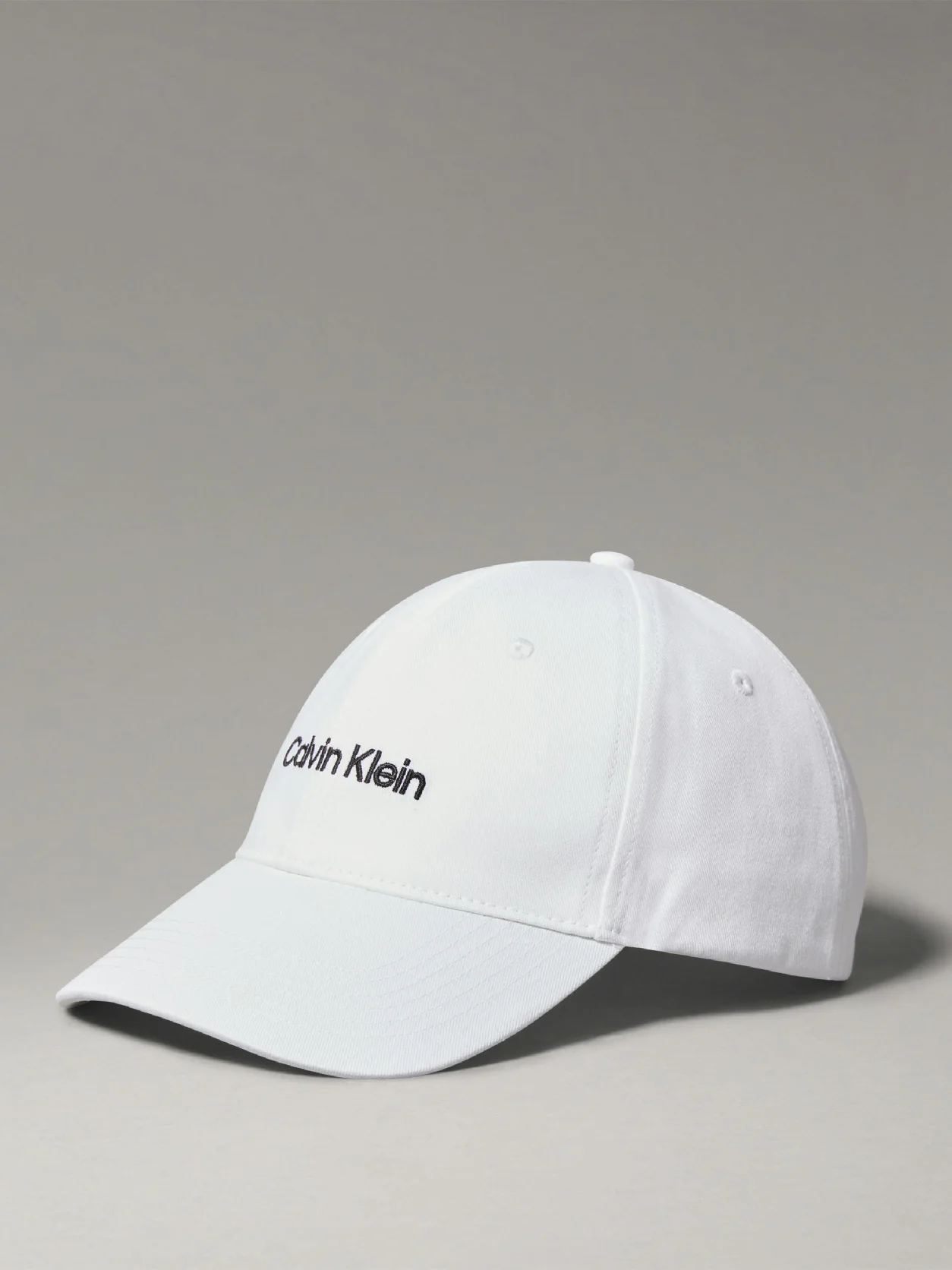 Bright White/ Black حقيبة بيسبول بشعار مطرز