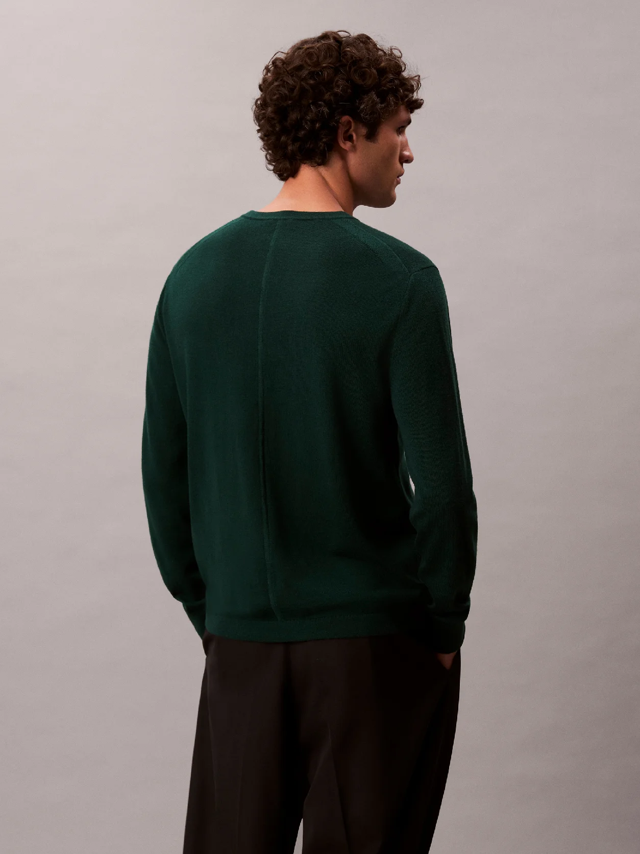 Miami Green Merino Wool Classic Sweater