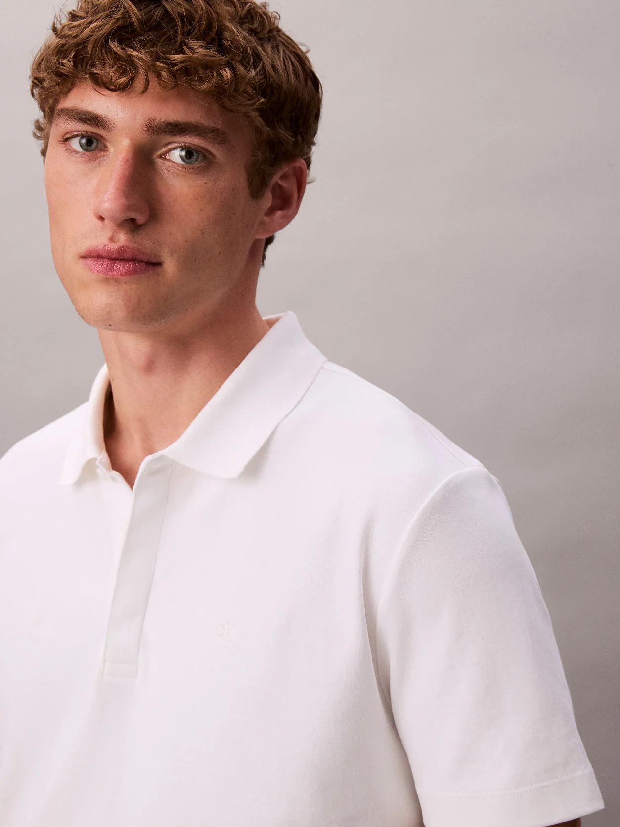 Bright White Premium Cotton Polo
