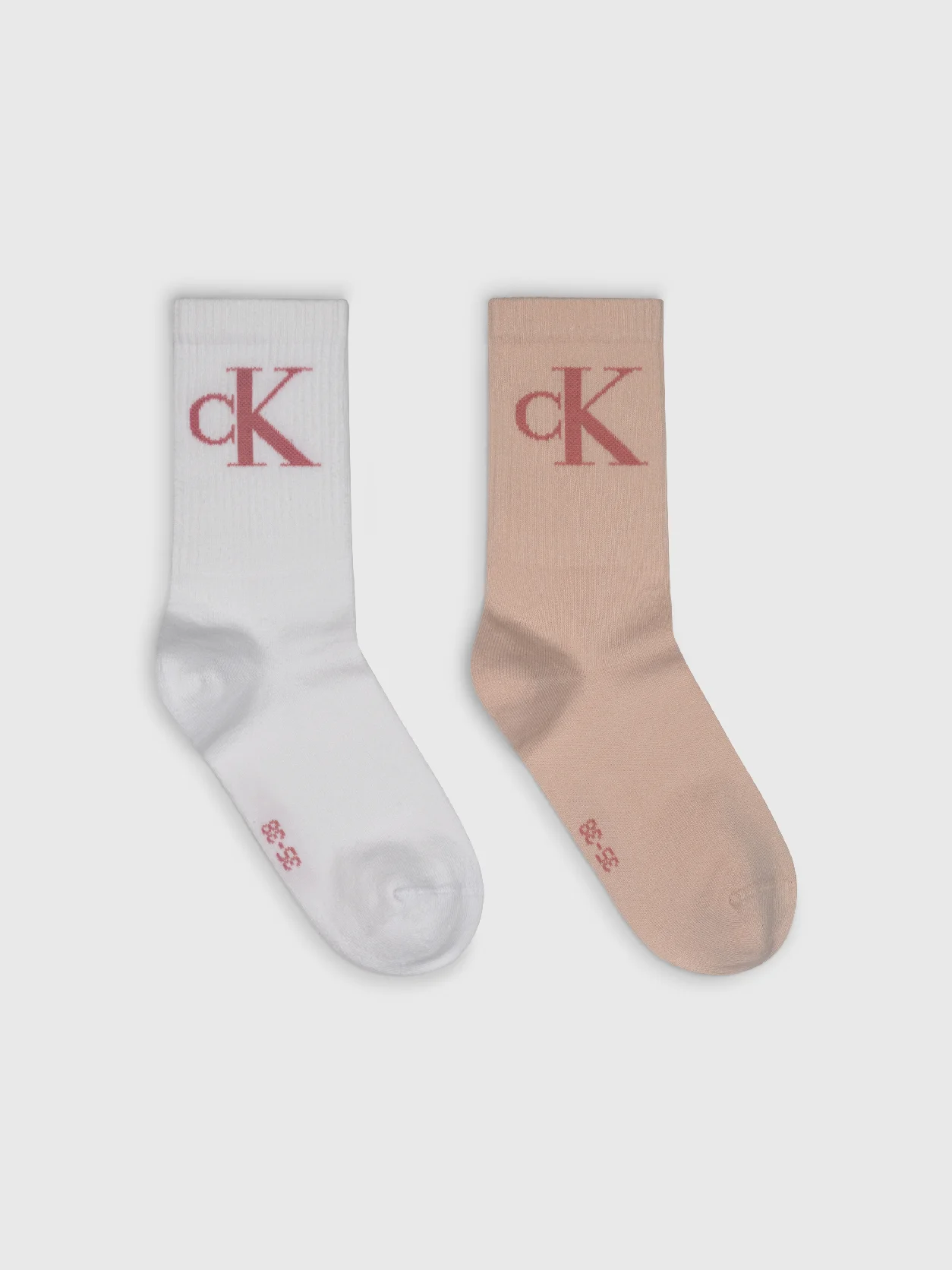 peach Crew Socks 2 Pack