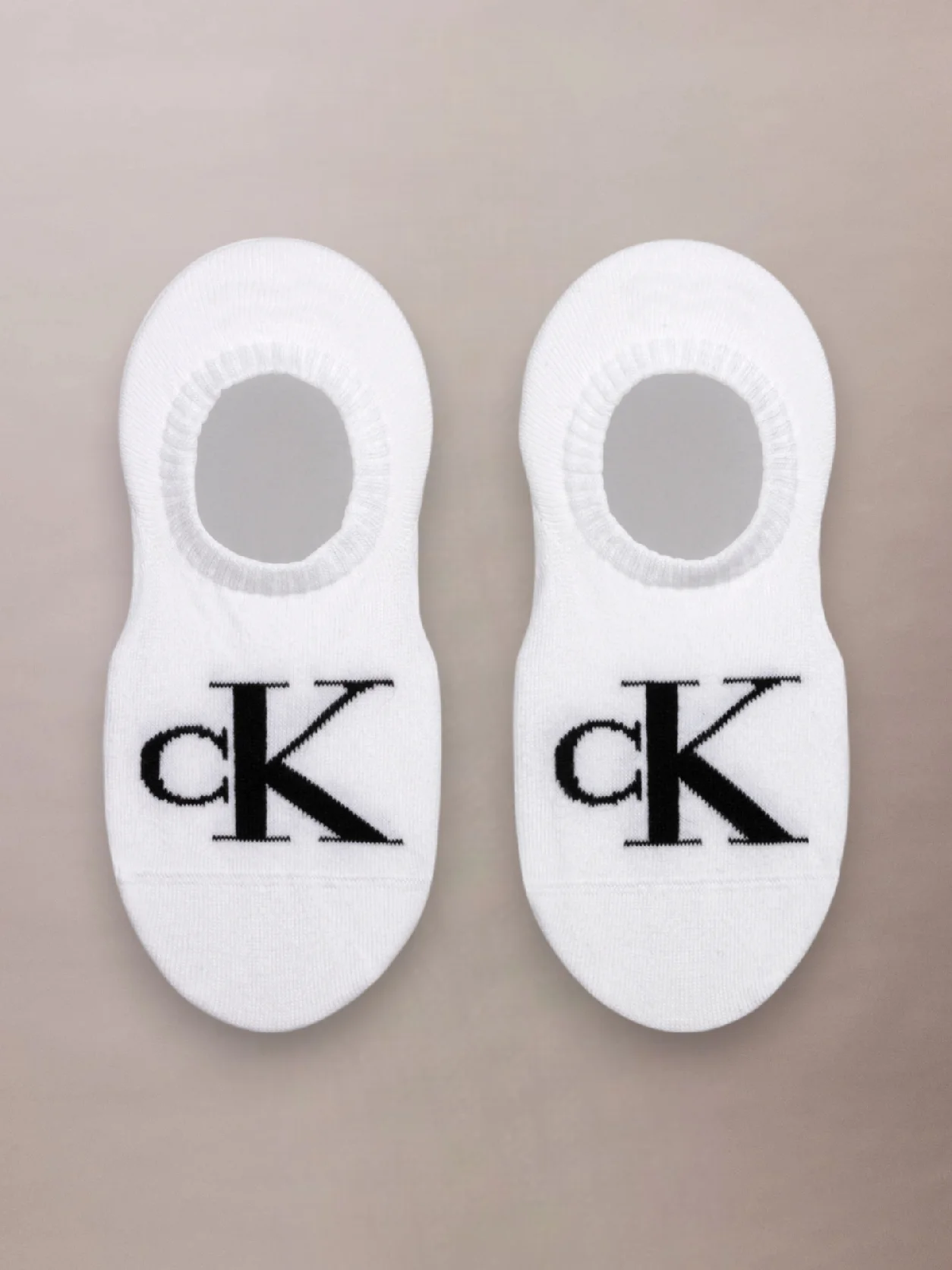 White طقم 2 زوج جوارب مخفية