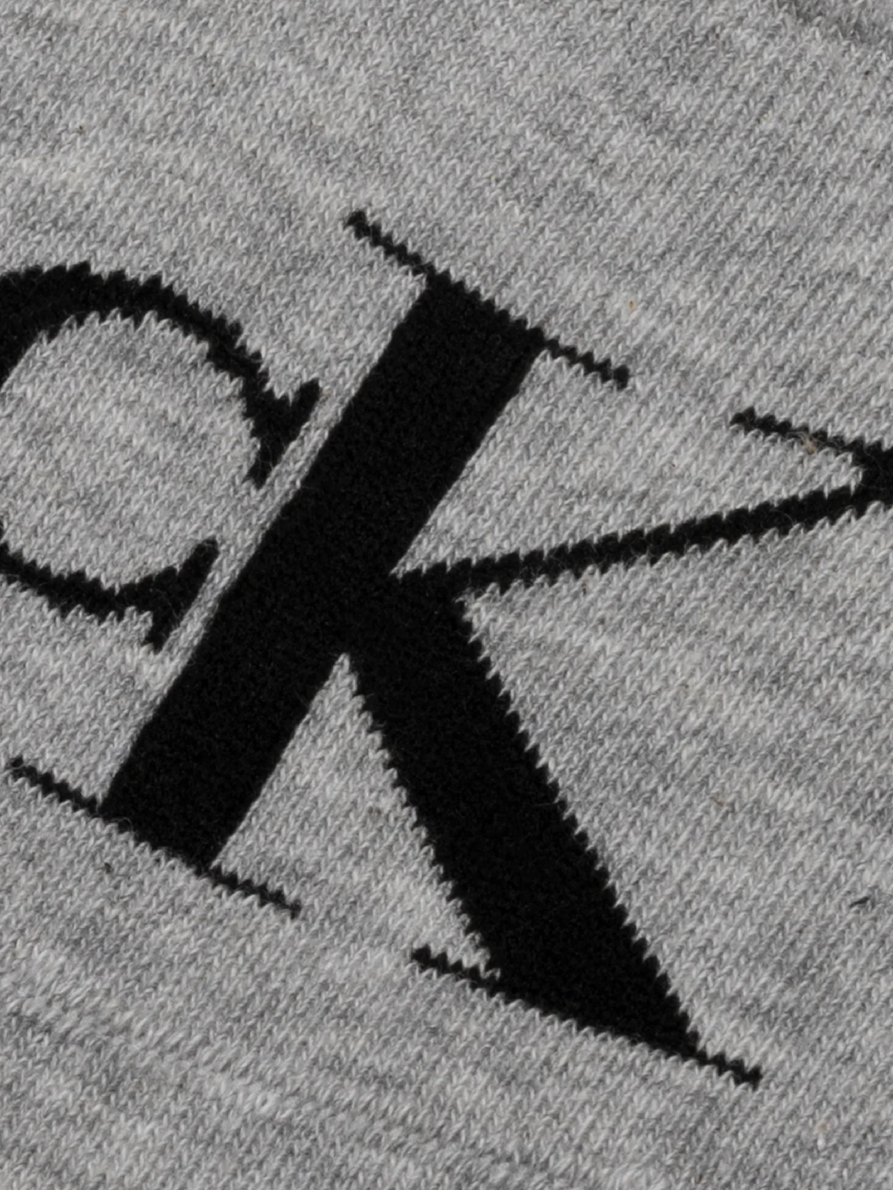 Grey Calvin Klein Jeans Women's Invisible Footie Socks 2 Pack