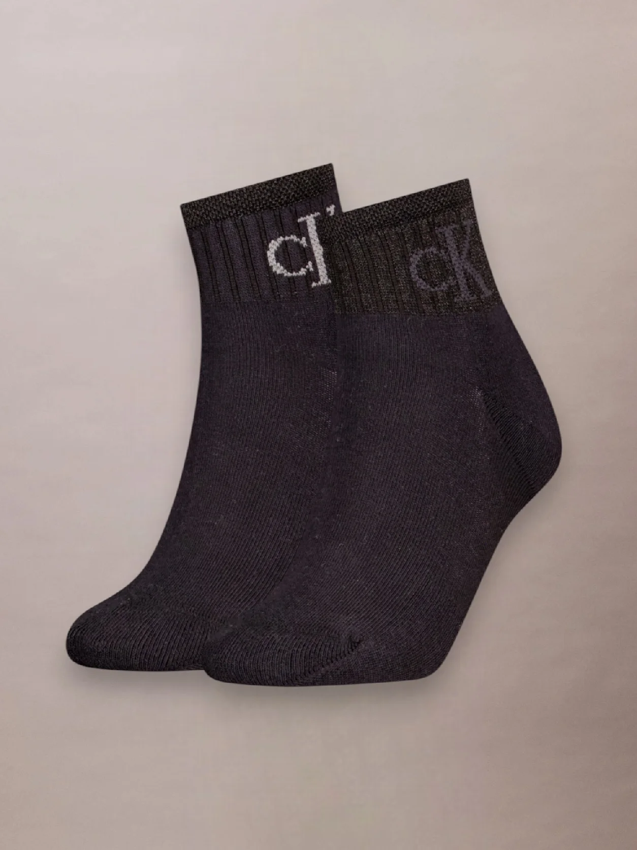 Black طقم 2 زوج جوارب قصيرة