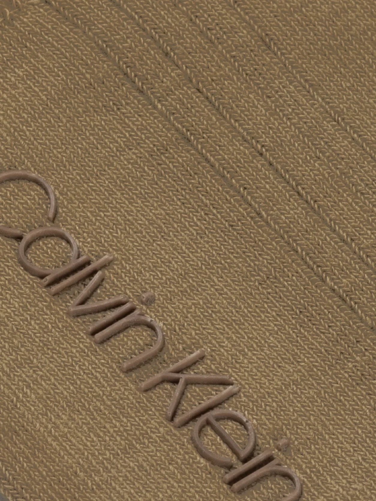 KHAKI/BROWN طقم 2 زوج جوارب كلاسيكية مضلعة قطن ممشط