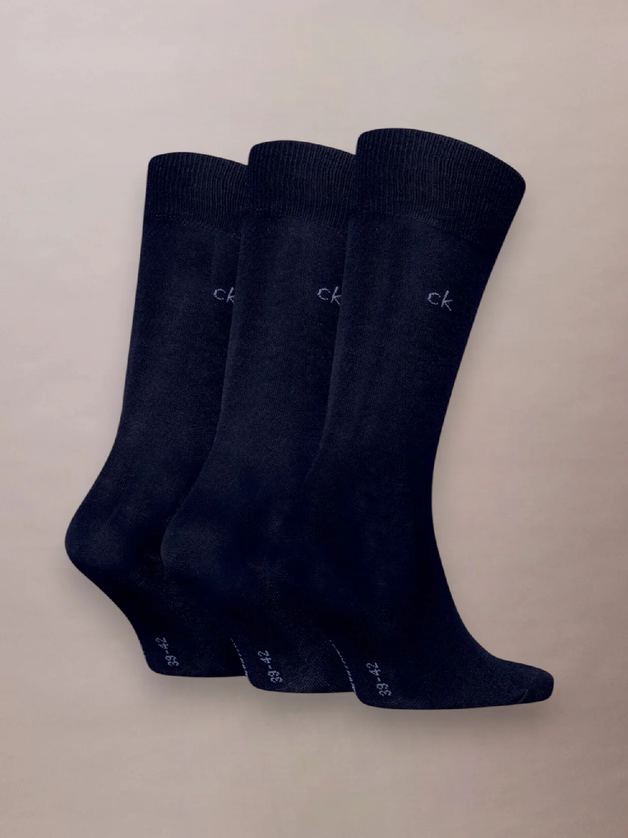 Black طقم 3 أزواج جوارب كلاسيك