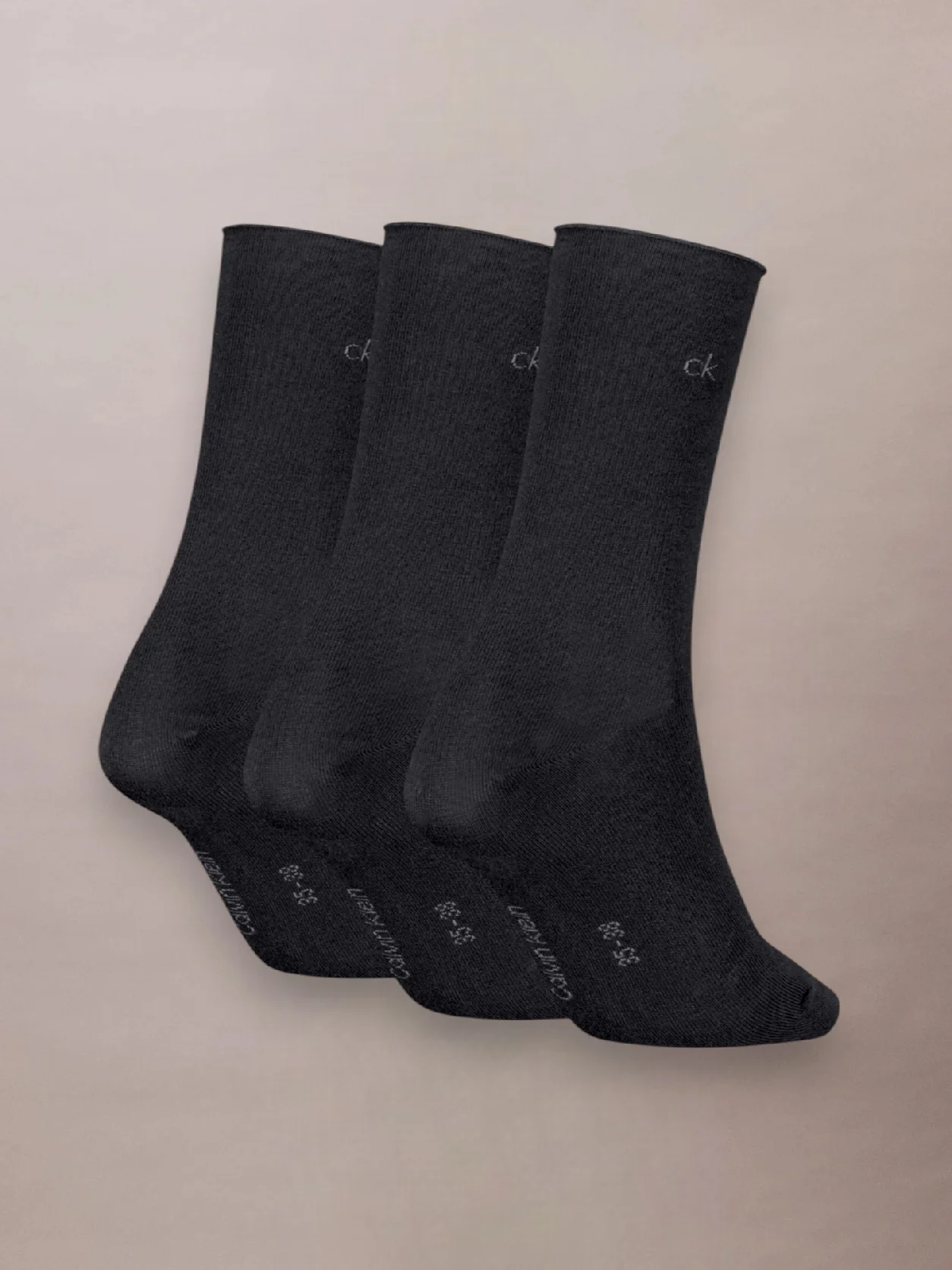 Black طقم 3 أزواج جوارب كلاسيك