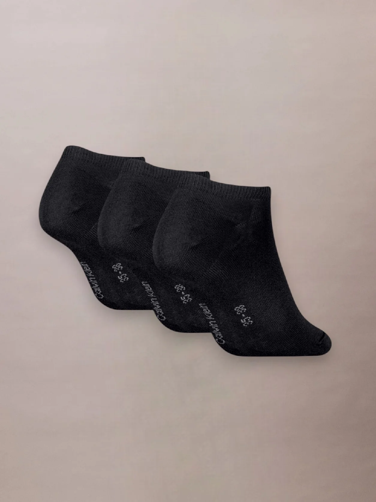 Black طقم 3 أزواج جوارب للسنيكرز