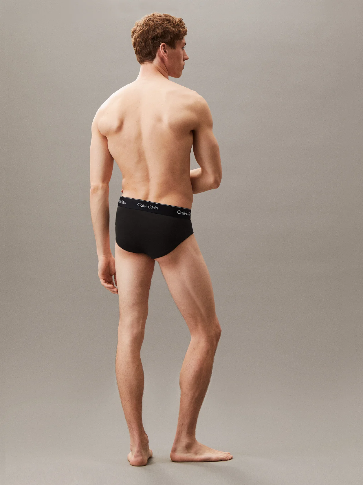 BLACK W/ DTM WB طقم سراويل داخلية Icon Cotton Stretch من 3 قطع