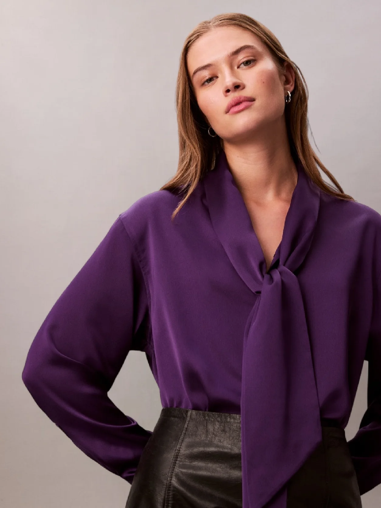 Acai قميص ساتان