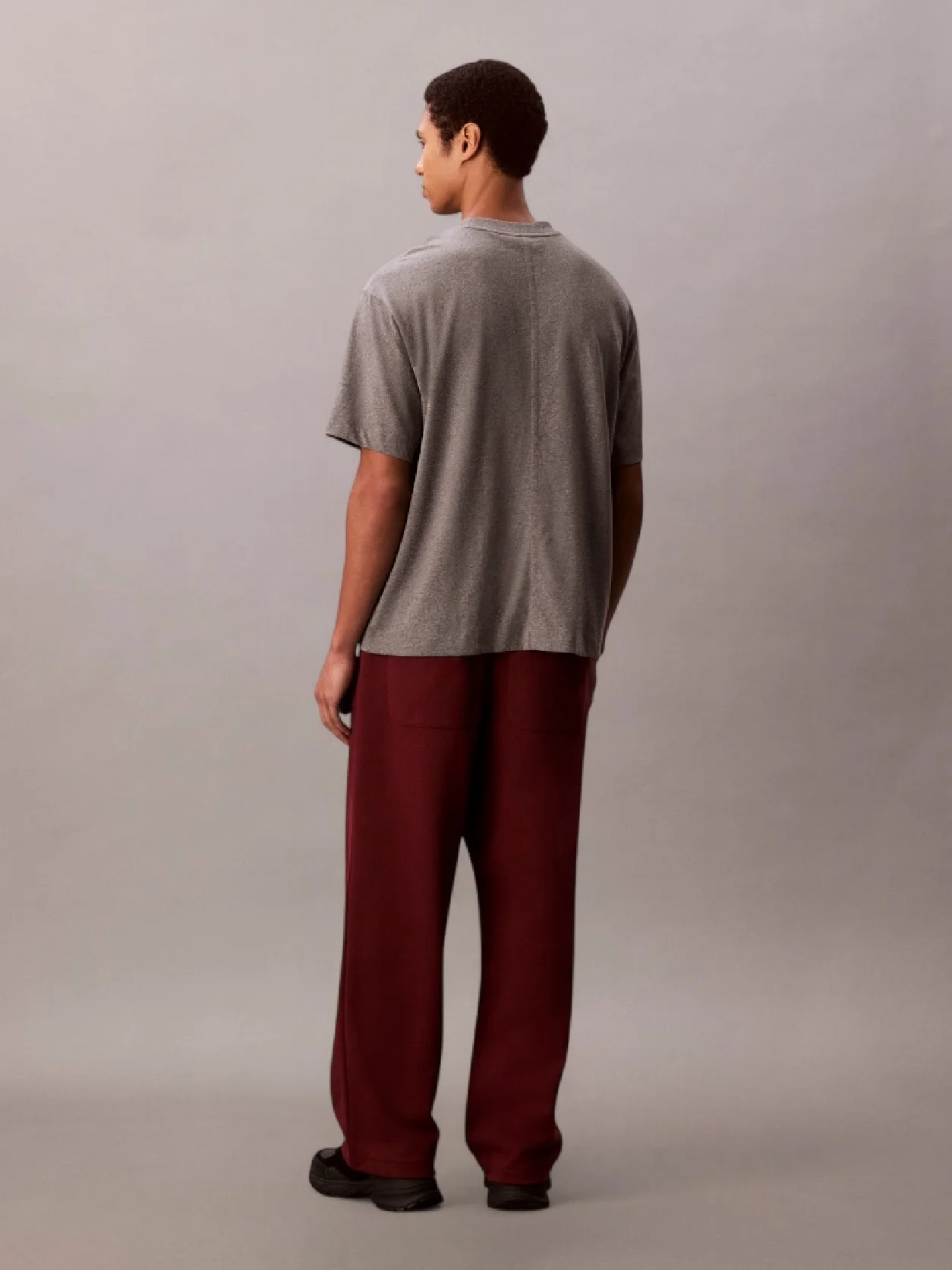 Renaissance Red Premium Terry CK Emblem Jogger