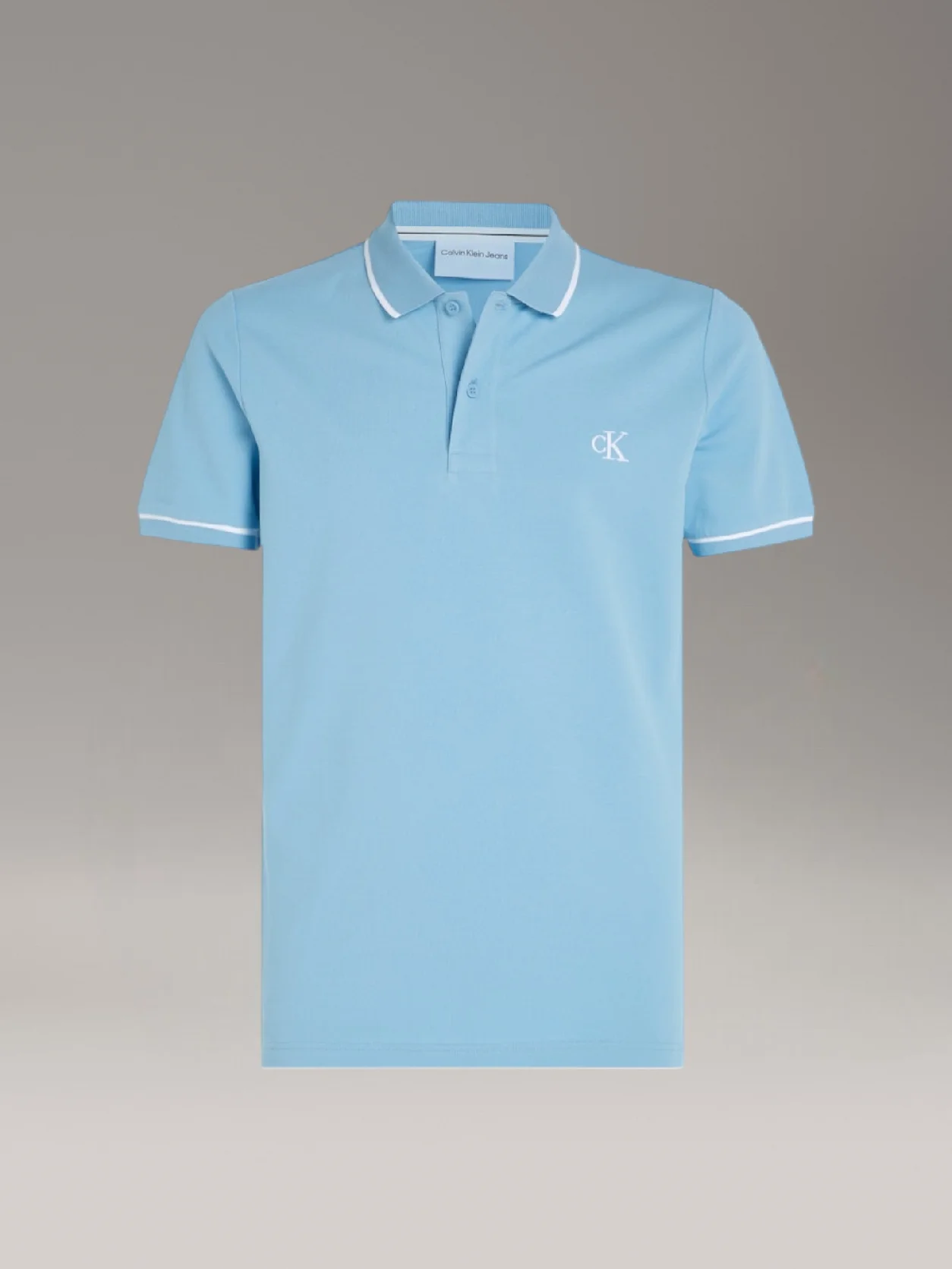 Dusk Blue تيشرت بولو بقصة سليم