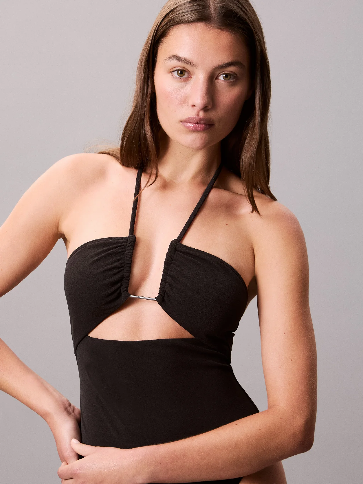 Pvh Black Bandeau Swimsuit - CK Wire