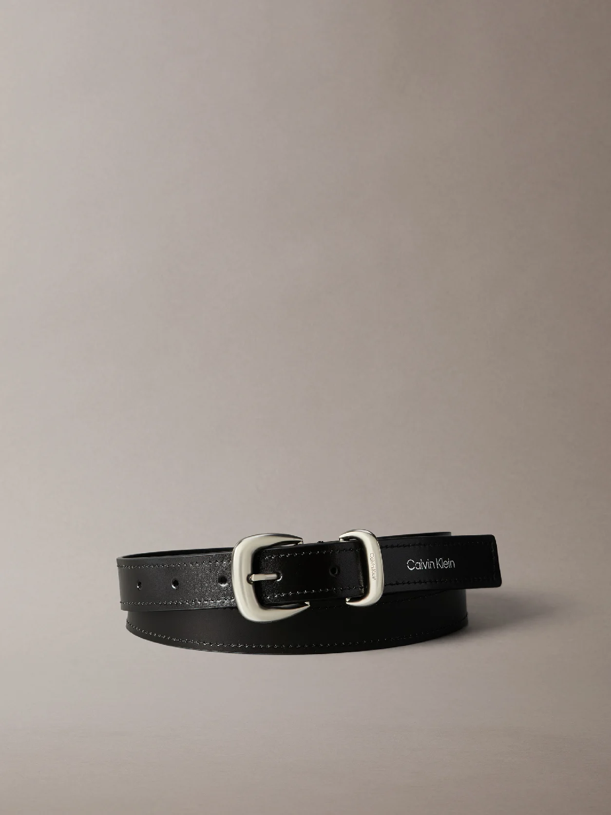 Black حزام من الجلد