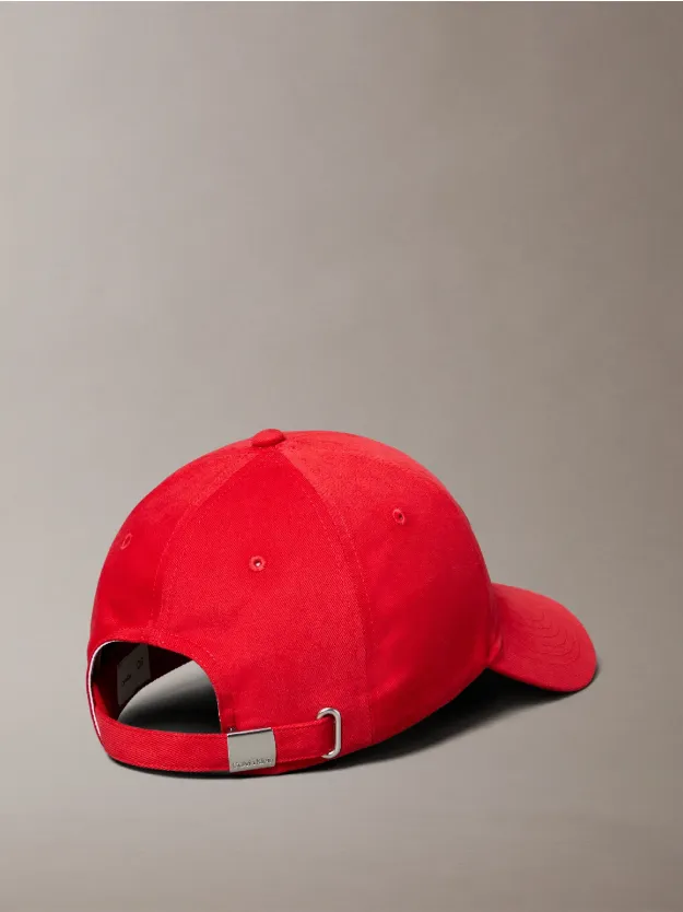 Flame Scarlet حقيبة بيسبول بشعار مونوغرام