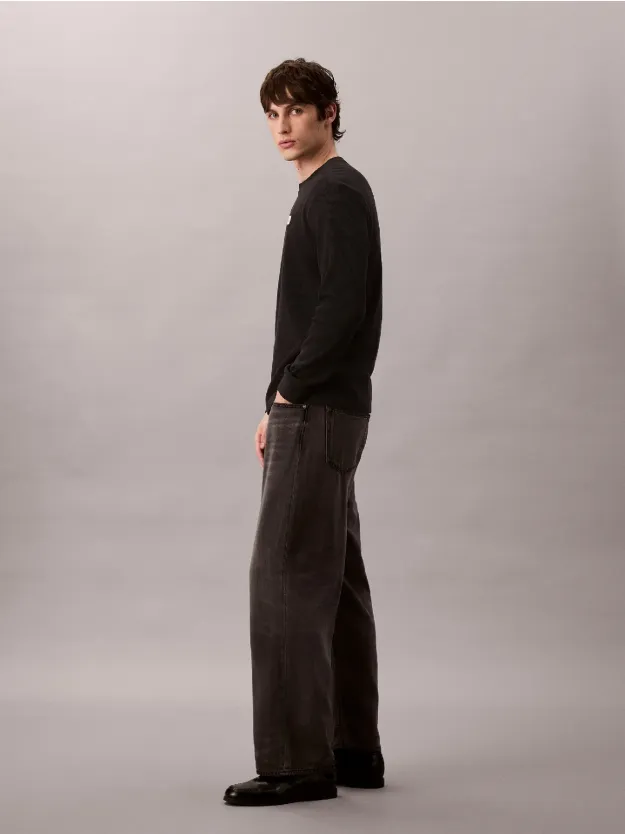 CHARCOAL ASH Baggy Jeans