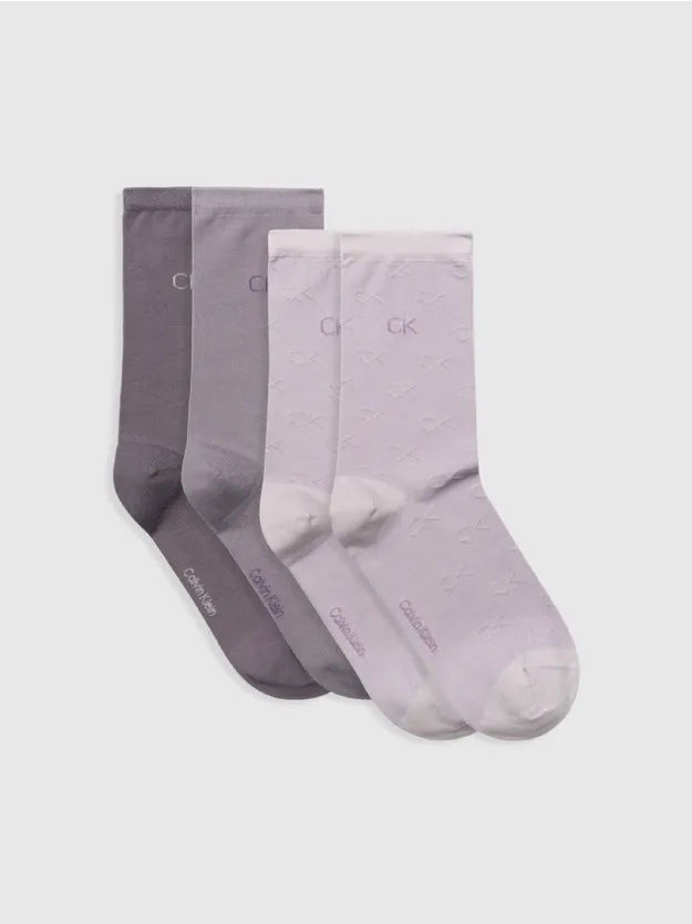  طقم جوارب كلاسيكية للنساء من كلفن كلاين مكون من 4 قطع