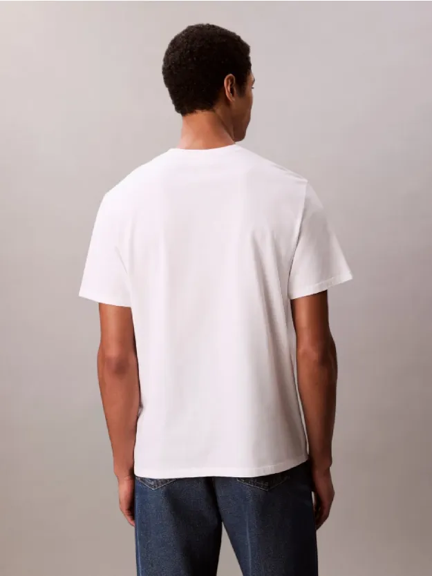 Brilliant White Overlap Graphic T-Shirt