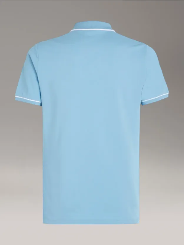 Dusk Blue تيشرت بولو بقصة سليم