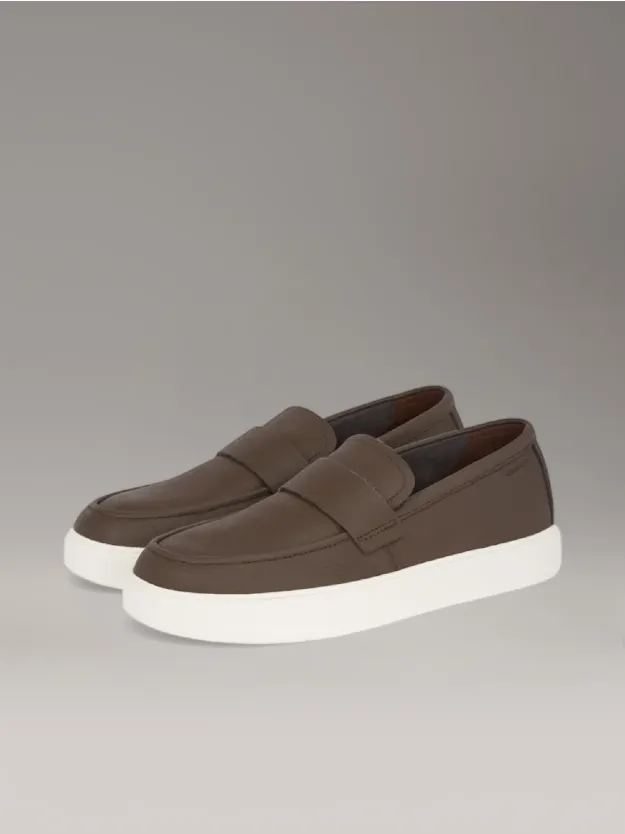 Rocky Brown حذاء لوفرز من الجلد