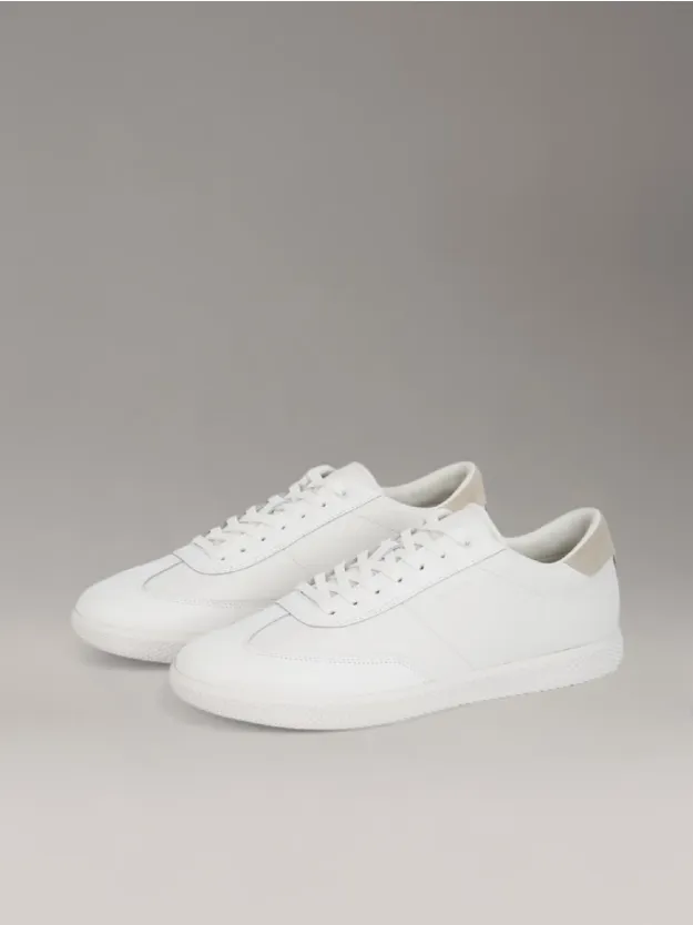 White Leather Trainers