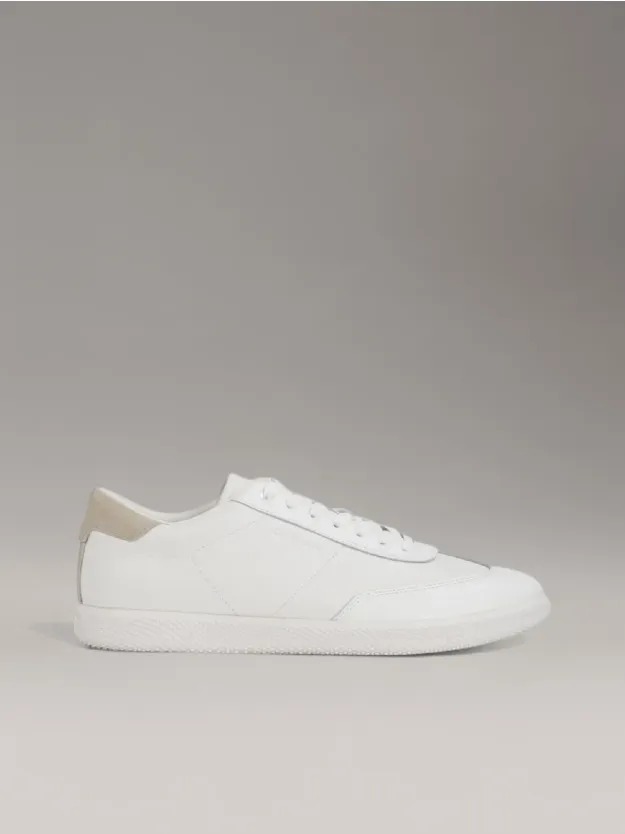 White Leather Trainers