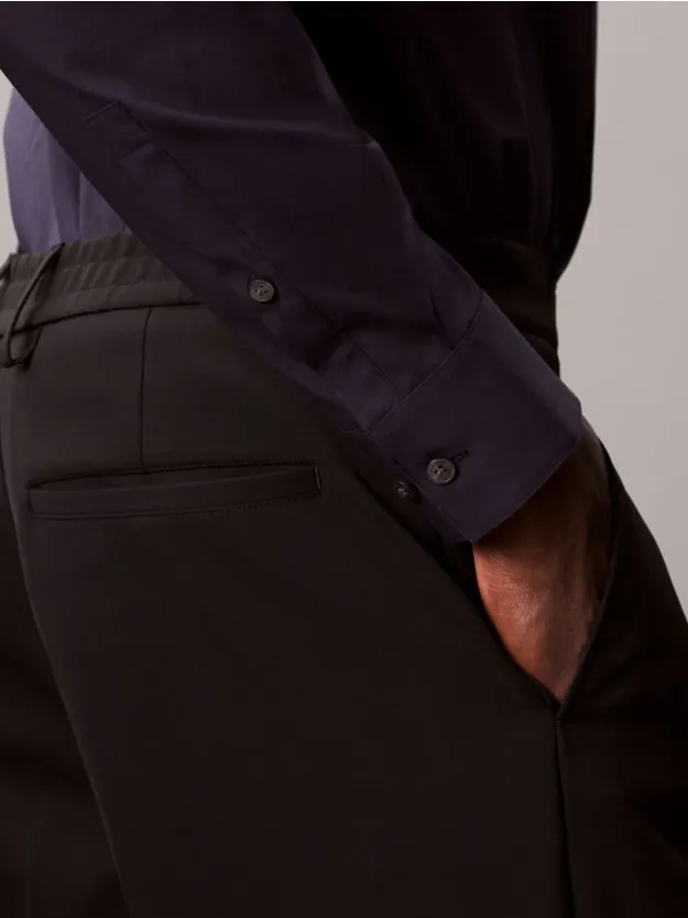 Triple Black Leather Sneakers