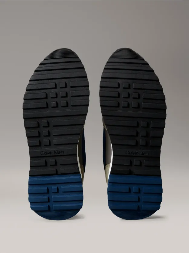 Smoke Olive/Moonlit Ocean/Brick حذاء رياضي من الجلد