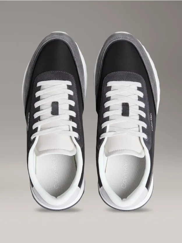 Granite Gray/Black/Magnet حذاء رياضي من الجلد