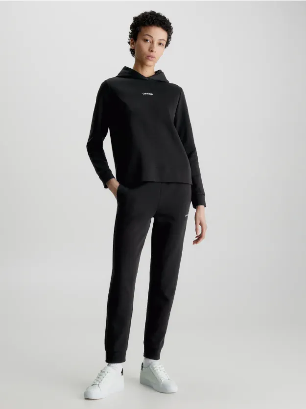 White / Black Leather Trainers