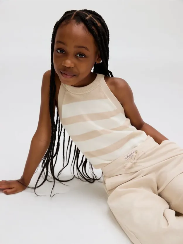 Oyster Gray Wide Woven Trousers