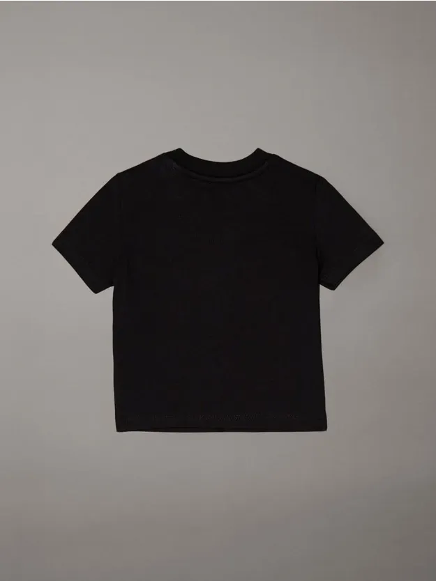 Ck Black Newborn Logo T-shirt