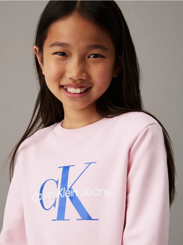 Chalk Pink Unisex Logo Sweatshirt