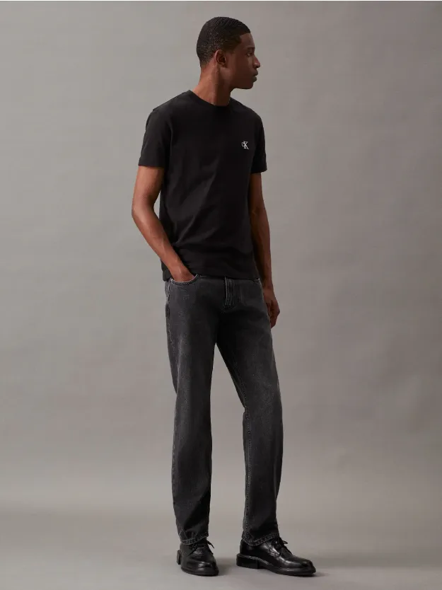 CK Black Slim Cotton T-Shirt