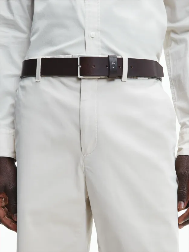 Dark Brown Leather Belt