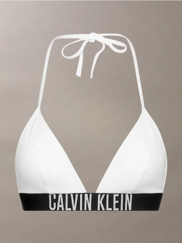 Pvh Classic White قطعة بيكيني علوية مثلثة الشكل - من مجموعة Intense Power