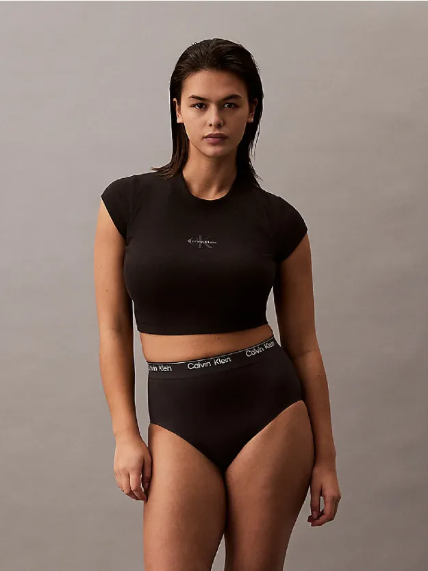 Black High Waisted Briefs - Icon Shapewear