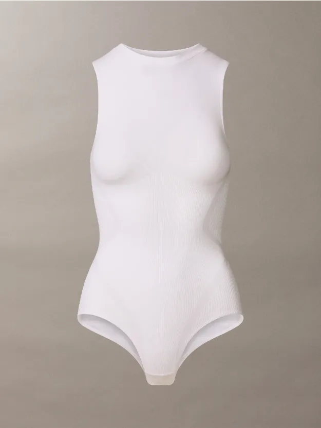 Classic White Seamless Bodysuit - Icon Shapewear