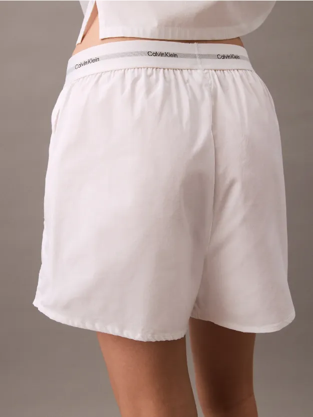 Classic White Lounge Shorts