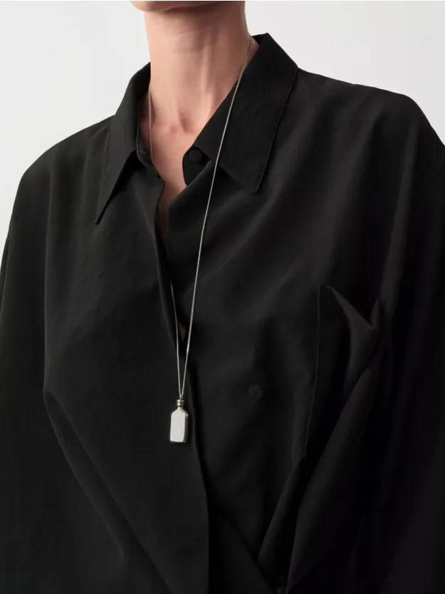 GOLD CK One Charm Necklace