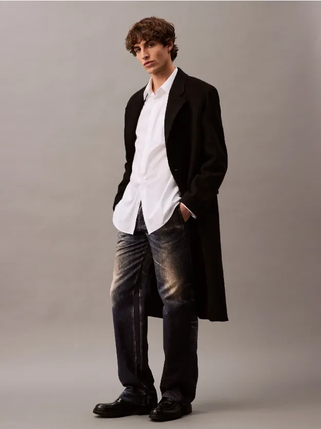 BRILLIANT WHITE Classic Cotton Button-Down Shirt