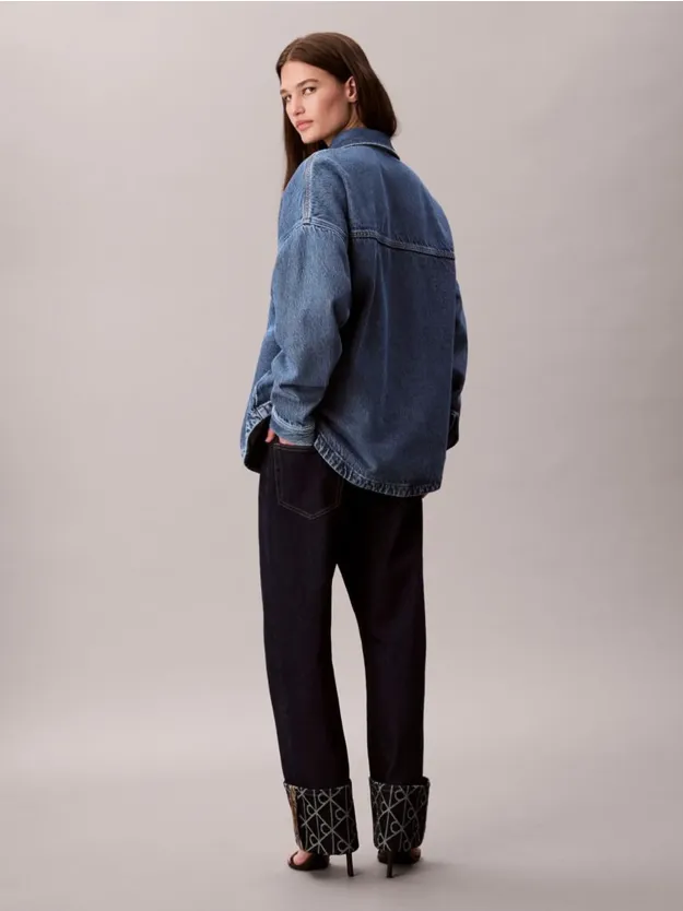 CK INDIGO JACQUARD Relaxed Jeans