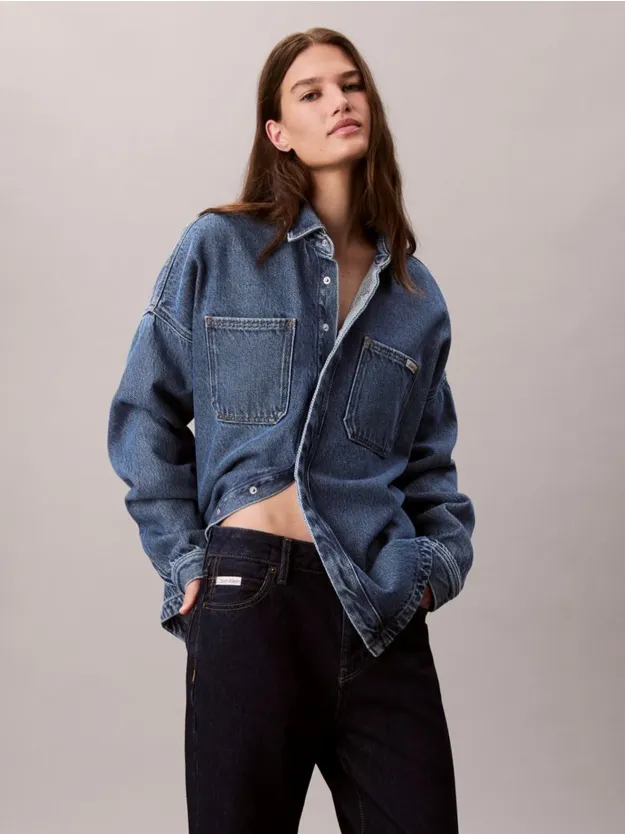 CK INDIGO JACQUARD Relaxed Jeans