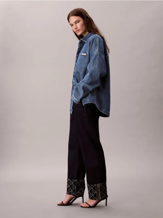 CK INDIGO JACQUARD Relaxed Jeans