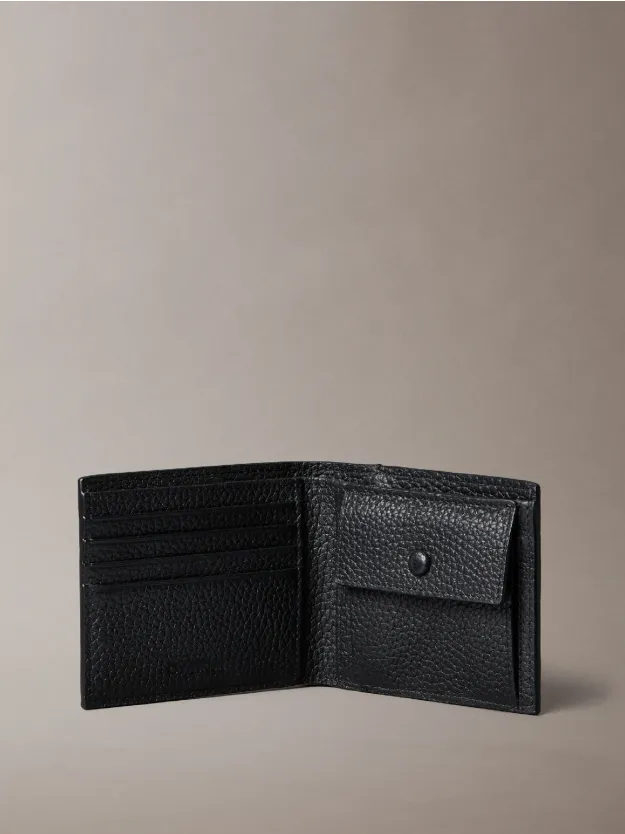 Black حامل بطاقات من الجلد