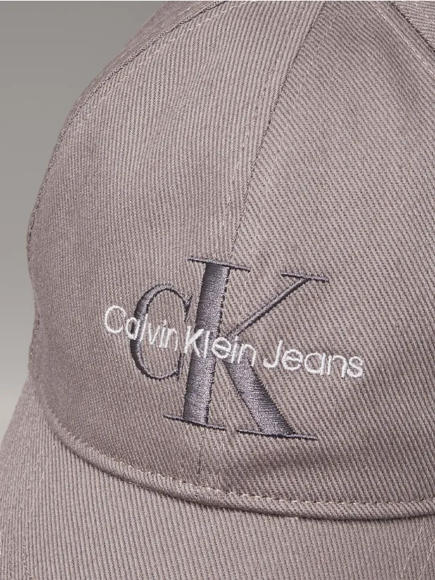 Charcoal Gray Twill Logo Cap