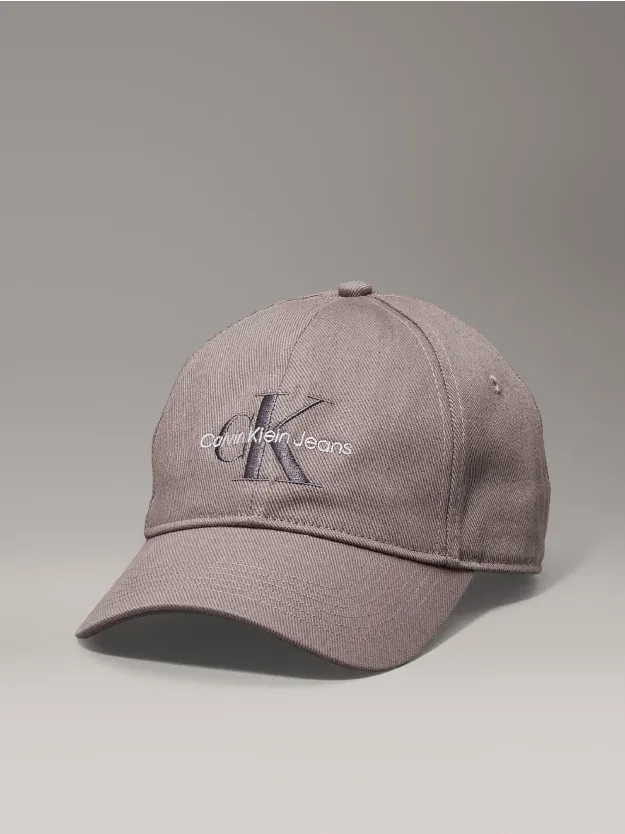 Charcoal Gray Twill Logo Cap